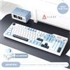 Ajazz Tastiera da ufficio cablata AJAZZ AK35I V3 | Switch Haiyan, Altezza OEM, 104 Tasti Hot-Swap, Retroilluminazione Bianca, Manopola Volume, Piedini Regolabili, Multi-Dispositivo
