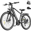 NONE Bicicletta elettrica TOOFLY T8, 250 W, 48 V, 10 Ah, batteria rimovibile, doppio freno a disco, cambio Shimano a 7 velocità. Bicicletta elettrica retrò urbana.