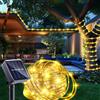 NONE Luci Solari a Tubo 1PC, 50-300 LED, 8 Modalità, Impermeabili per Esterni, Giardino, Alberi, Matrimoni, Feste di Natale, Decorazioni Luminose Fatate