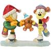 Enesco Jim Shore Garfield Odie Pooky Figurina In Resina Per Festività Invernali