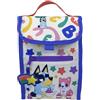 CYPBRANDS Marchi CyP: Bluey, Snack Bag, Arcobaleno, Arcobaleno, Borsa, Manici, Sostenibile, Riciclabile, Multicolor, Prodotto ufficiale