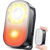CIRYCASE Mini Torcia LED Ricaricabile Clip, 10 Moda Torcia Spot/Diffusse, IP65 Impermeabile Piccola Torce Bambini Portatile, Luce Corsa Running X30 Bar Luci Avviso Sicurezza Pesca/Campeggio/Emergenza