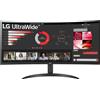 LG 34WR50QK-B Monitor PC 86,4 cm (34") 3440 x 1440 Pixel Wide Quad HD Nero [34WR50QK-B.AEU]