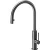 NEWFORM - KONBU miscelatore lavello + doccetta [PVD brushed gun metal] - 72525.59.064