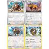 Pokémon Tauros - Lotto di 4 carte Pokemon Stellar Crown Pokemon 151 112/142