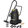 MICHELIN, Aspiratore Solidi e Liquidi, X5 50L S, Gamma SILENZIOSA, Serbatoio in Acciaio da 50 L con Manico, con Presa Elettroutensili, 1000 W, Completo di Accessori, Funzione di Soffiaggio, 19 kPa