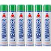 Aerosol Solutions Linemarker Spray Traccialinee Verde 750 ml, vernice per marcatura a terra per strade, parcheggi, magazzini e campi sportivi, asciugatura rapida (confezione da 6)