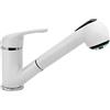 PLADOS Miscelatore cucina Plados QUARMIXEXT monocomando con doccietta estraibile a doppio getto colore - Bianco Latte