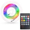 Generic LED Computer Case Striscia Luce Flessibile RGB Lampada Nastro Diodo USB Powered Telecomando Illuminazione di sfondo per Scrivania Schermo TV