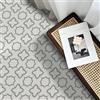 Alwayspon Pavimenti in vinile, colore verde salvia, autoadesivi, per pavimenti in bagno, cucina, paraspruzzi, stacca e attacca, adesivi per piastrelle in vinile, 12 pezzi x 20 cm