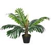 Outsunny Palma in Plastica Decorativa per Interno ed Esterno Ф16 x 60cm