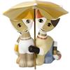 Goebel Statuetta di gatto Amici Sotto lombrello Rosina Wachtmeister Cat Welt