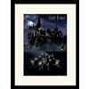 Pyramid International Harry Potter - Stampa incorniciata e montata con cornice Hogwarts School, 30 x 40 cm