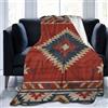 Qucarder Coperta in flanella leggera e accogliente con design dei nativi americani del sud-ovest, per camera da letto, soggiorno, divano, decorazione per la casa, 152 x 203 cm