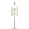 HIYOUGO Manichino Maschile Sartoriale, Busto da Uomo Con Base in Metallo, da Vetrina