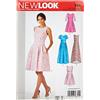 Simplicity New Look 6341 - Cartamodello per Vestito da Donna, in 3 Lunghezze, Taglia A, Multicolore