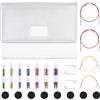 Knitpro Ferri Da Maglia: Intercambiabili: Deluxe: Set Da 7 Pezzi E Accessori, Assortiti