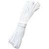 Fizzix Cordoncino di ricambio per tende a pacchetto da 2 mm, 20 m, in nylon intrecciato bianco, per appendere cornici, per artigianato, tende, finestre, tende verticali