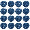 sourcing map 12 palline decorative in rattan da 3,5 cm, per matrimoni, feste, centrotavola, ciotole, decorazione per la casa, blu