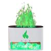 Chesoon Aromaterapia Diffusore Umidificatore Fiamma Olio Essenziale Dispenser Commutabile LED Colori Cristallo Sali Lampada Decorazione Colore Bianco