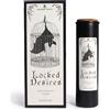 NATUKEY Candele purificanti, profumate al rosmarino, colore nero, 20 cm x 5,5 cm, 50 ore di combustione, rituale e meditazione, stile gotico, 1 pezzo