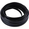 GORGECRAFT 23~27 m Plastica Nera Rattan Goffratura Sintetica Tessitura Striscia di Rattan Materiale di Riparazione In Vimini Forniture Materiale di Fissaggio In Rattan per Riparazione di Mobili In Vim