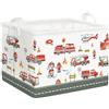 Clastyle Ceste Biancheria Bambini Auto Cestino Giocattoli Vestiti Impermeabile per Ragazzo Cestino Portaoggetti per Bagno Cameretta Bucato, Autopompe, 40x30x30 cm
