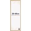 Dutch Frame Factory - Cornice 20x60 cm - Faggio Chiaro - Cornice per foto in Plastica con vetro plastico Antiriflesso - Cornice portafoto 20x60 cm - Easy