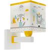 Dalber lampada applique da parete per bambini Hello Little Animali, 73249