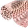 L7HWDP Rivestimento per mensole e cassetti, antiscivolo, 30,5 x 17,5 cm, motivo a griglia, in PVC, non adesivo, antiscivolo, per mobili da cucina, scaffalature in filo, dispensa, comò, frigorifero (rosa)