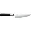 KAI Wasabi Black coltello da cucina 15,0 cm lunghezza lama - acciaio inossidabile 6A/1K6 lucidato 58 (±1) HRC - manico in polipropilene nero - coltello da chef - Made in Japan