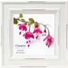 inspire by Hampton Frames Inspired By Hampton IBH-PAL301944W - Cornice portafoto quadrata in vetro, 10 x 10 cm, colore: Bianco