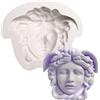 Muyulin Stampo in silicone a forma di testa di Medusa, dea mitologica, stampo per cioccolato, decorazione per torte, cupcake, caramelle, zucchero, pasta di gomma, argilla, resina, sapone e candela