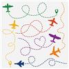 BENECREAT Stencil di Plastica Riutilizzabili, Aereo Aeroplano Volo Stencil Modello Pittura per Pareti Fai da Te Art Scrapbook Artigianato Mobili, 30x30cm