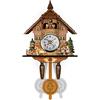 NCONCO Orologio a cucù in legno Coo Coo con pendolo Sveglia Decorazione Vintage Orologio da Parete in Legno per Soggiorno Camera da Letto Cafe Ristorante Hotel