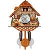 NCONCO Orologio a cucù in legno Coo Coo con pendolo Sveglia Decorazione Vintage Orologio da Parete in Legno per Soggiorno Camera da Letto Cafe Ristorante Hotel