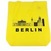 Starlet24 Berlin 100927 - Borsa in iuta per la spesa, in tessuto, per souvenir ricordo, colore: Giallo