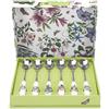 Portmeirion Home & Gifts - Cucchiaini da tè, 6 Pezzi, in Porcellana, Multicolore, 16 x 1,5 x 1 cm