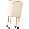 F Fityle Pattumiera con Gambe a rotelle, ergonomica, Robusta, Facile da Pulire, Comoda pattumiera per la casa, la Cucina, L'Ufficio e Il Bagno