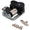 Hztyyier Parti di movimenti Musicali, Componenti musicali, Accessori musicali, Carillon avvolgitore a Vite, Argento, For Home Decor, For Gift