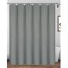 Homehold tenda grigia della doccia di 240x200cm con i ganci, tenda impermeabile extra lunga del bagno del poliestere