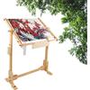GOTOTOP Telaio da Pavimento,Telaio da Pavimento per Ricamo, Quilting, Punto Croce, Ricamo, Pittura su Seta,50cm/80cm/100cm (50cm)