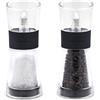 Cole & Mason H581580 Flip 180 Nero Macina Sale e Pepe, Classic Inverta, Acrilico, 154mm, Pacco Regalo, Include 2 x Mulini