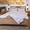 Vico Casa® Piumino estivo matrimoniale in piuma d'oca naturale/piumino LIGHT primavera-estate/MADE IN ITALY by Daunex modello Monte Bianco Light/Piumone due piazze 250x200cm