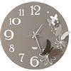 ARTI & MESTIERI OR3823C298-CN - Orologio da parete con fiori e farfalle