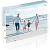 House Day Cornici per Foto 7x5, Cornice Magnetica 13 X 18 Cm 5x7, Cornice Portafoto a Doppio Lato in Vetro Senza Cornice, Blocco Foto con Perspex Trasparente e Panno in Microfibra per Famiglia