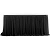 Odot Gonna da Tavolo, Garza da Scrivania in Tulle Romantico, Tulle Tutu Panno Gonne da Tavolo Decorazione per Festa di Compleanno Matrimonio Bambino Doccia (Nero,183x77cm (6FT))