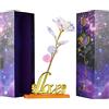 PASDTFB Regali San Valentino Rosa Eterna Regalo San Valentino per Lei Rosa Stabilizzata Idee Regalo Donna Compleanno Confezione Regalo Mamma Amica Fidanzata Ragazza Nonna Coppia Sorella Suocera Anniversario