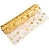 Oneshlee Rotolo Runner Da Tavola Di Natale, Quadrato Dorato Organza, Oro Glitter Tulle, Addobbi Natalizi Per Tavola, Decorazioni Per La Casa Cucina Interno (Renna)