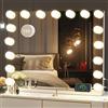 LIANWANG Specchio Trucco con Luci 70x57 cm, Specchio Hollywood con 17 LED Regolabili, 3 Modalità, Memoria Intelligente, Controllo Touch, Bianco, Montaggio a Parete e Tavolo